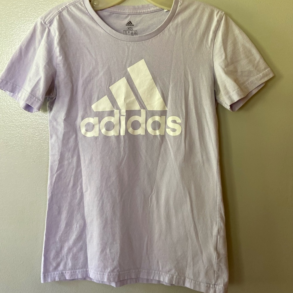 Light Purple Adidas T-Shirt